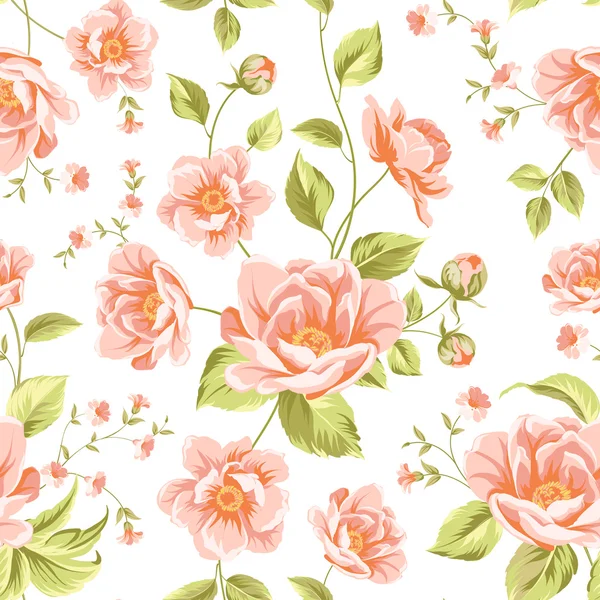 Luxurious peony pattern.