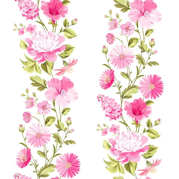 Floral seamless pattern. — Stock Vector