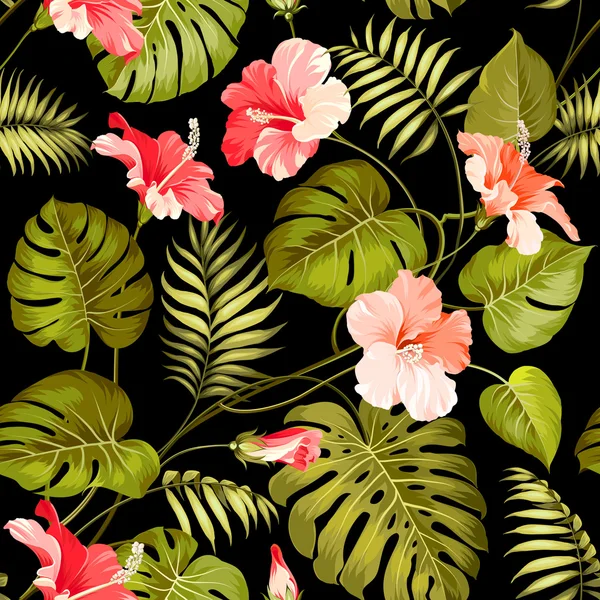 Flor tropical . — Vector de stock