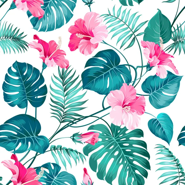 Fleur tropicale . — Image vectorielle