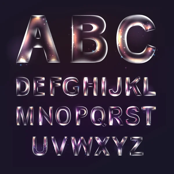 Font alphabet. — Stock Vector