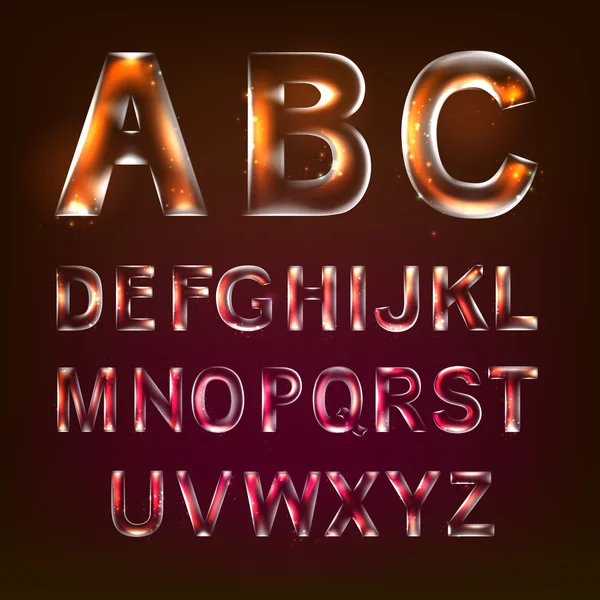 Czcionka Alphabet. — Wektor stockowy