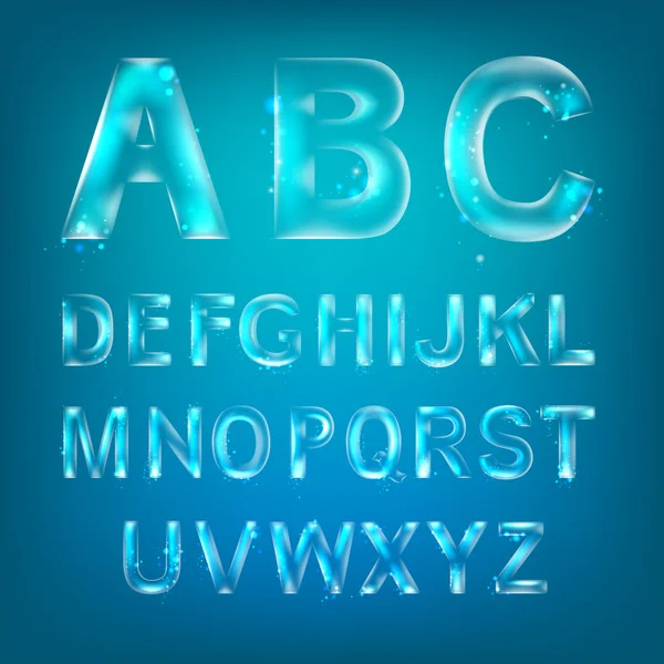 Шрифтовый алфавит . — стоковый вектор