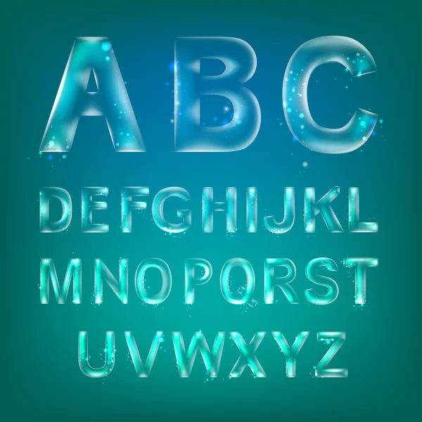 Αλφάβητο γραμματοσειράς. — Διανυσματικό Αρχείο