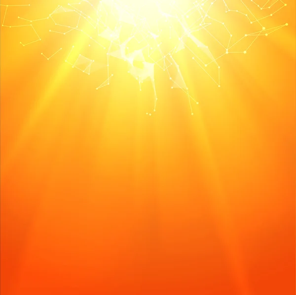 Fond orange . — Image vectorielle