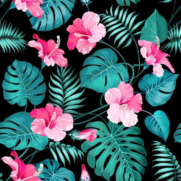 Fleurs tropicales — Image vectorielle