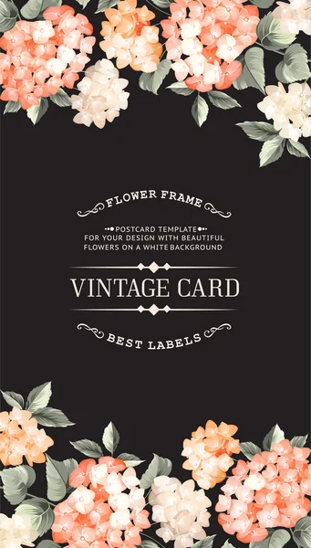 Tarjeta vintage . — Vector de stock