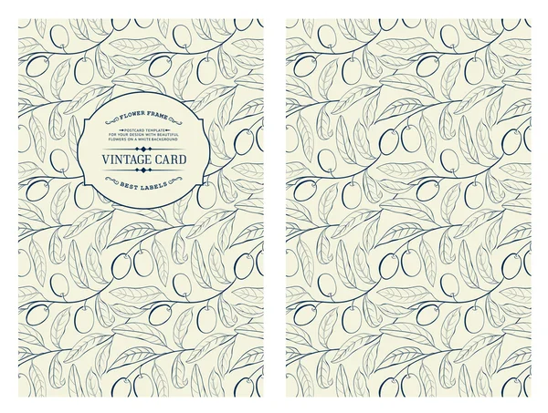 Book cover with olive. — Stock vektor