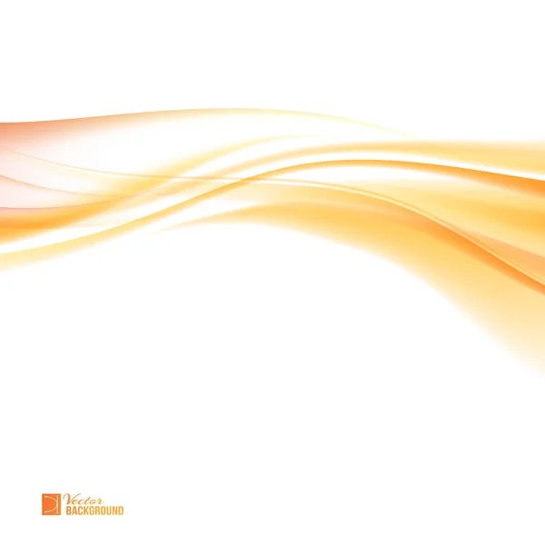 Abstract oranje wind. — Stockvector