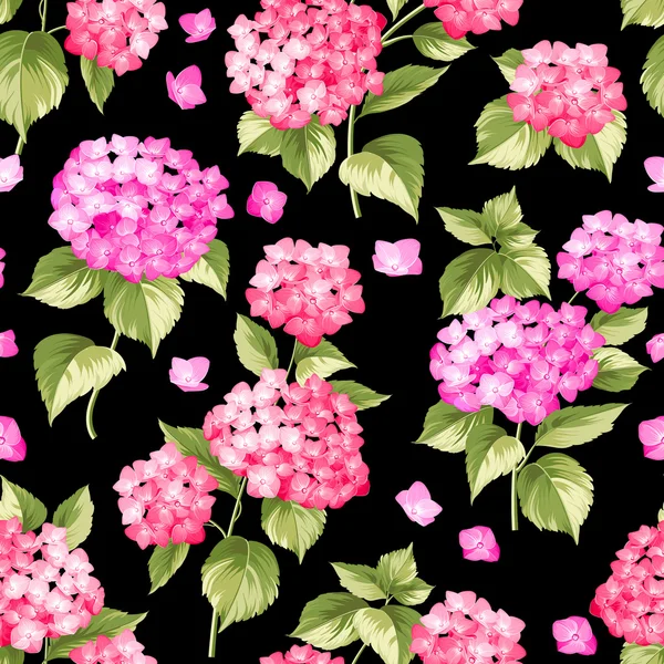 Le motif de fleurs . — Image vectorielle