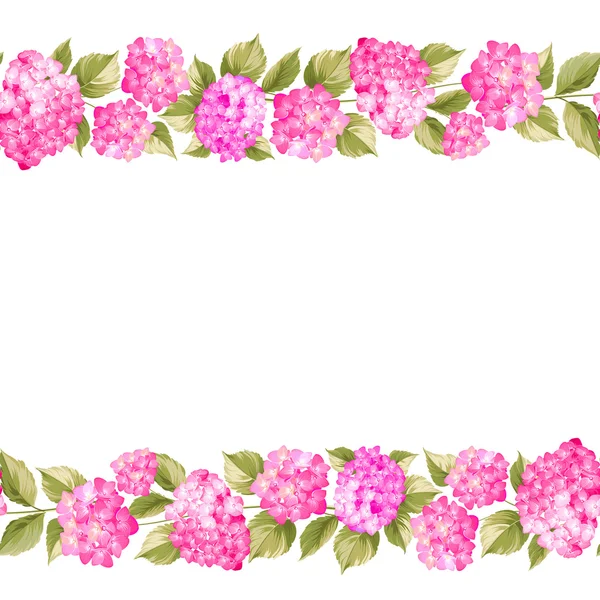 Le motif de fleurs . — Image vectorielle