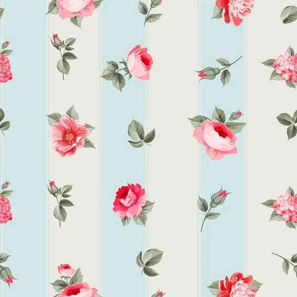 Rose seamless pattern. — Stock Vector