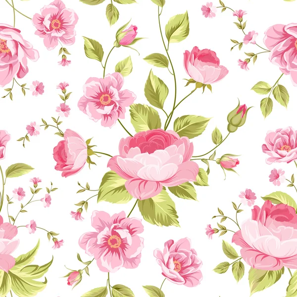 Luxe peony wallapaper. — Stockvector