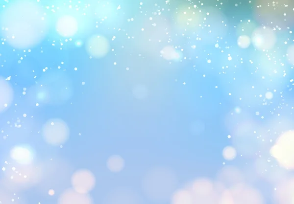 Luz bokeh azul . — Vector de stock