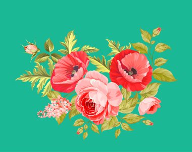 arka plan ile haşhaş.