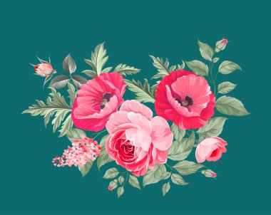 arka plan ile haşhaş.