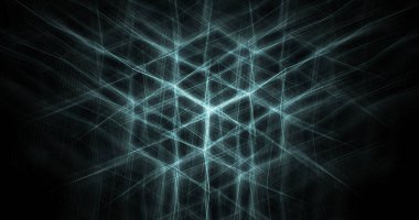 Mavi ışıklı altıgen arkaplan tasarımı.