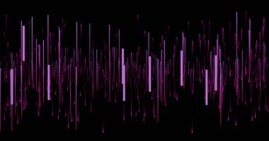 Ses dalgaları yüksekliği arka plan. Müzik ve ses dalgaları pankartı. Sihirli parlak renk çizgisi.