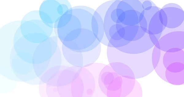 Colorful background in circles, perfect for slides creation