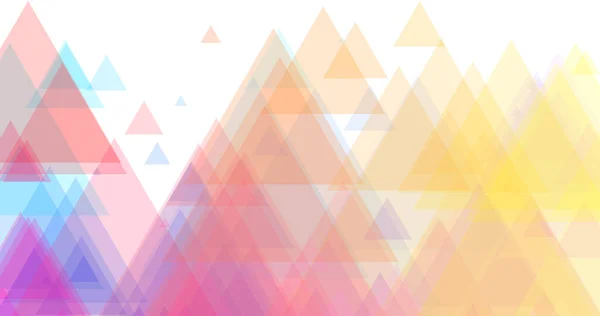 Colorful background in triangle, perfect for slides creation