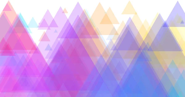 Fondo colorido en triángulo, perfecto para la creación de diapositivas —  Fotos de Stock