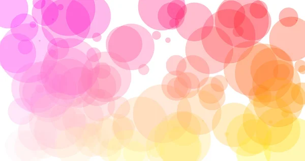 Kleurrijke achtergrond in cirkels, perfect voor dia 's creatie — Stockfoto