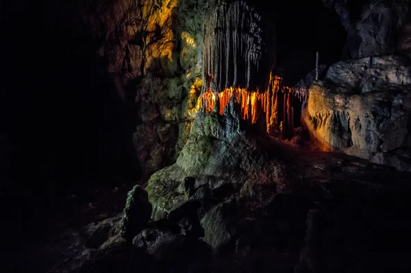 Ursus spelaeus höhle in rumänischen bergen transilvania — Stockfoto