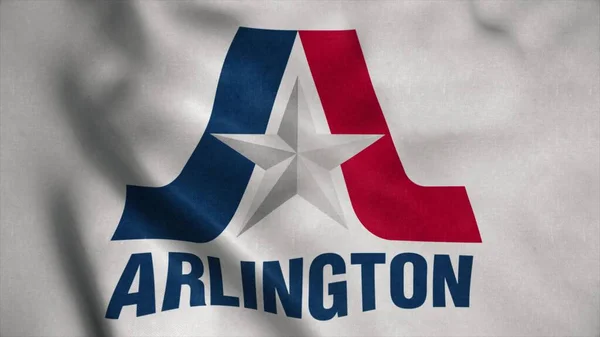 Bandera Arlington Ciudad Texas Estados Unidos América Renderizado — Foto de Stock