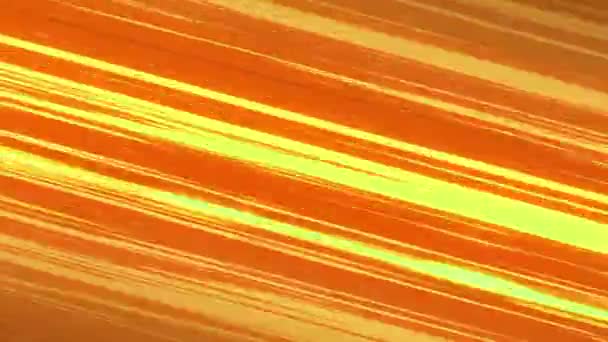 Abstract speed lines background, energy. Comic style orange diagonal speed lines — Stock Video