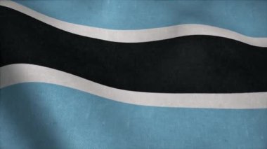 Botswana ulusal bayrak geçmişi. Botswanan bayrağı dalgalanıyor
