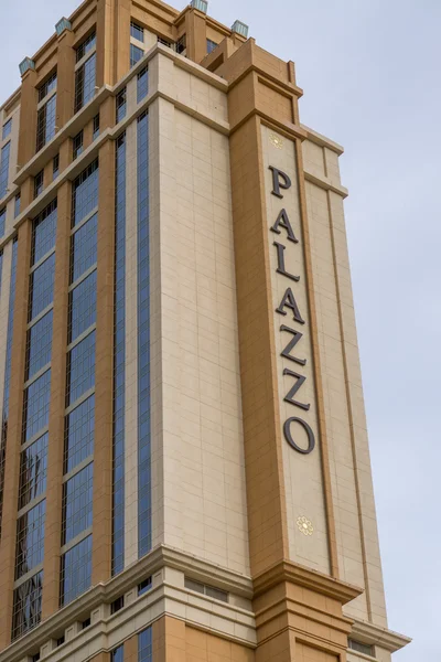 Das palazzo hotel und das casino — Stockfoto