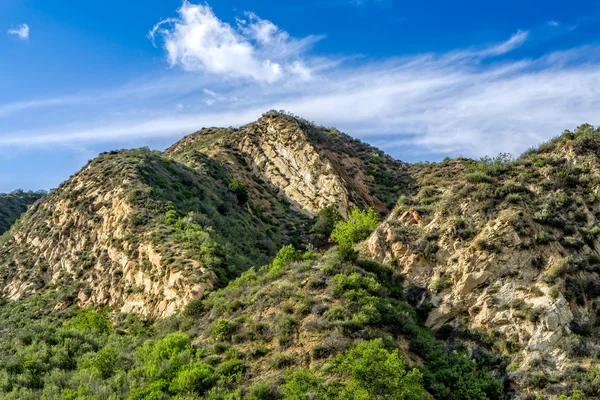 在南加州的 Towsley 峡谷山 — 图库照片