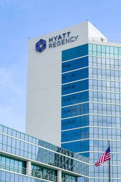 Hyatt regency hotel — Zdjęcie stockowe