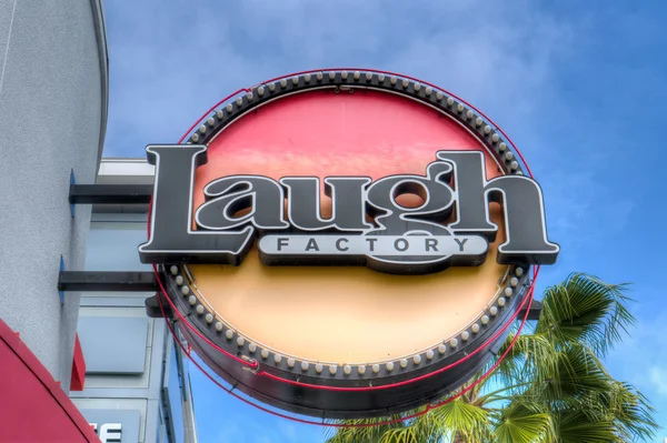 Laugh Factory Exterior and Sign — Stock Photo, Image