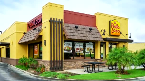 Pollo Loco restaurang — Stockvideo