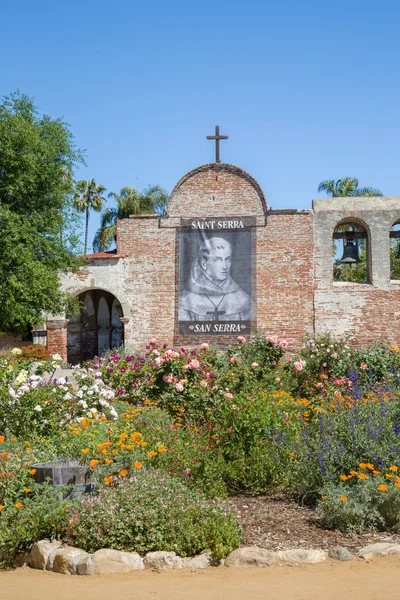 Misyon San Juan Capistrano bahçeleri — Stok fotoğraf