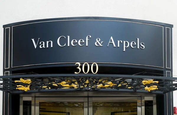 Van Cleef & Arpels Retail Store Exterior — Stock Photo, Image