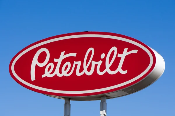 Peterbilt Motors segno e logo — Foto Stock