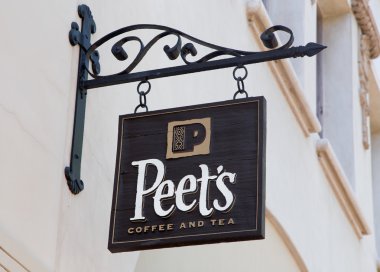 Peet'ın kahve ve çay dış ve işareti
