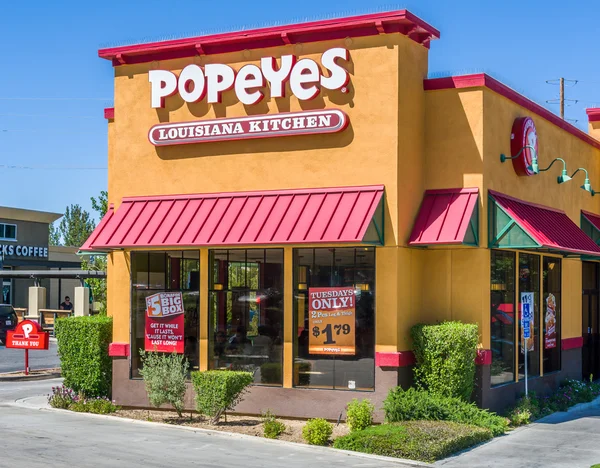 Popeyes Louisiana mutfak dış — Stok fotoğraf