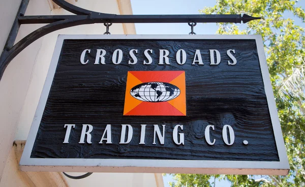 Crossroads Trading Company Exterior y Firmar —  Fotos de Stock