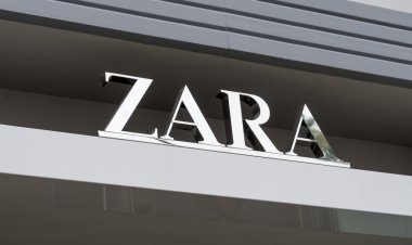 Zara perakende mağaza dış ve logosu