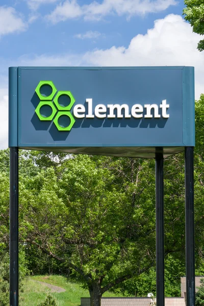 Element vlootbeheer hoofdkwartier en teken — Stockfoto