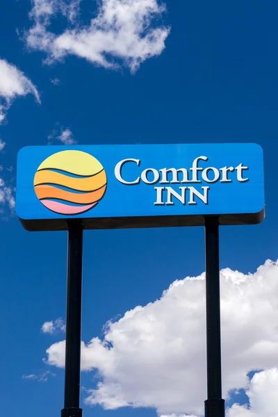 Comfort Inn znak i Logo — Zdjęcie stockowe