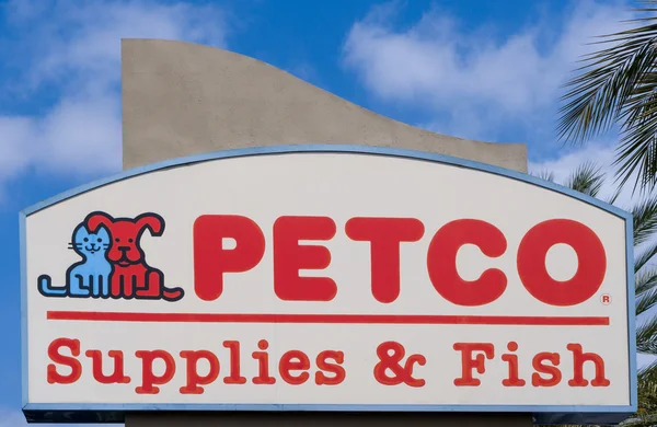 PETCO winkel exterieur teken en Logo — Stockfoto