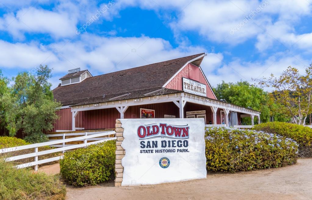 SAN DIEGO, CA/USA - SEPTEMBER 3, 2016: Entrance to Old Town San Diego State Historic Park.