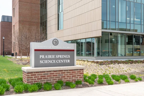 Crosse Abd Nisan 2021 Wisconsin Crosse Üniversitesi Kampüsündeki Prairie Springs — Stok fotoğraf