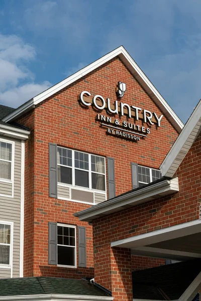 Milwaukee Usa Juin 2021 Country Inn Suites Logo Extérieur Marque — Photo