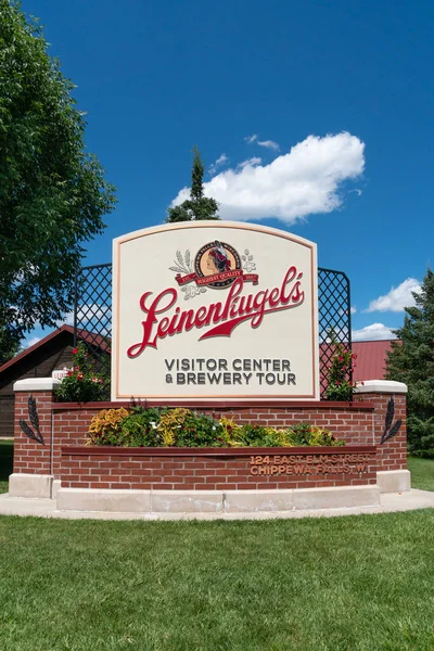 Chippewa Falls Usa Juin 2021 Jacob Leinenkugel Brewing Company Centre — Photo