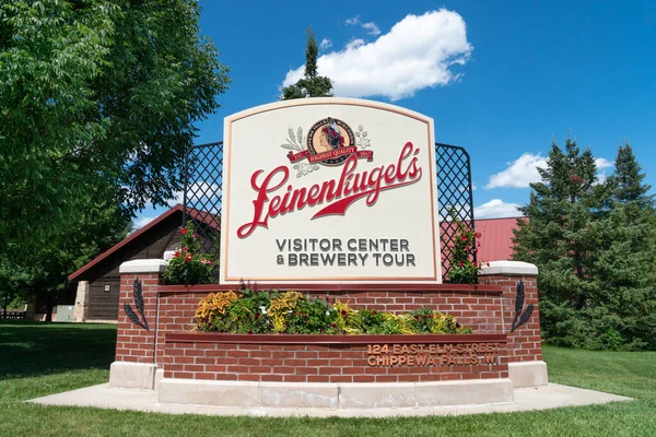 Chippewa Falls Usa Ιουνίου 2021 Jacob Leinenkugel Brewing Company Κέντρο — Φωτογραφία Αρχείου